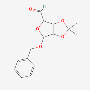 2,2-Dimethyl-4-phenylmethoxy-3a,4,6,6a-tetrahydrofuro[3,4-d][1,3]dioxole-6-carbaldehyde