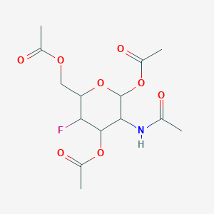 molecular formula C14H20FNO8 B13395442 (5-Acetamido-4,6-diacetyloxy-3-fluorooxan-2-yl)methyl acetate 