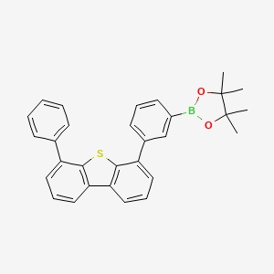 4,4,5,5-Tetramethyl-2-(3-(6-phenyl-dibenzo[b,d]thiophen-4-yl)phenyl)-1,3,2-dioxaborolane