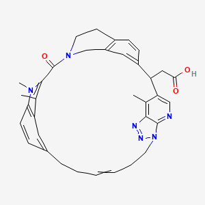 molecular formula C35H36N6O3 B13395452 Oxidase, ascorbate CAS No. 9029-44-1