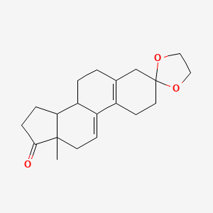 13-methylspiro[1,2,4,6,7,8,12,14,15,16-decahydrocyclopenta[a]phenanthrene-3,2'-1,3-dioxolane]-17-one