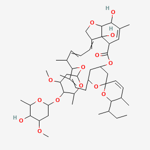 molecular formula C48H72O14 B13395493 Abamectin metabolite 