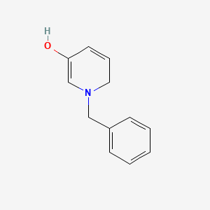 molecular formula C12H13NO B13395501 1-Benzyl-1,6-dihydro-3-pyridinol 