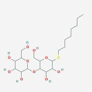 molecular formula C20H38O10S B13395518 Thiooctyl-maltoside 