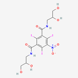 N,N'-Bis(2,3-dihydroxypropyl)-2,4,6-triiodo-5-nitro-1,3-benzenedicarboxamide