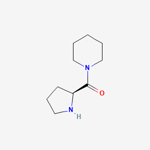 molecular formula C10H18N2O B1339584 (S)-哌啶-1-基(吡咯烷-2-基)甲酮 CAS No. 65921-40-6