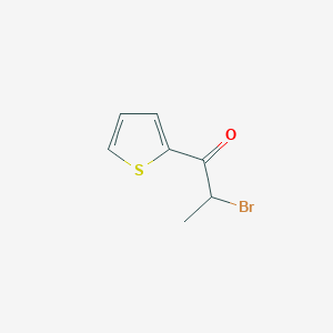 molecular formula C7H7BrOS B1339586 2-Bromo-1-(thiophen-2-yl)propan-1-one CAS No. 75815-46-2