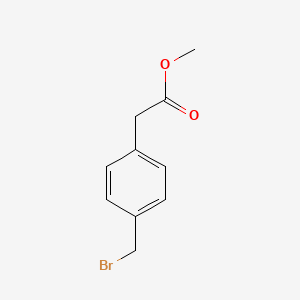 molecular formula C10H11BrO2 B1339589 甲基4-(溴甲基)苯乙酸酯 CAS No. 7398-42-7