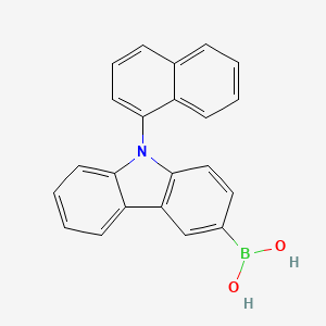 (9-Naphthalen-1-ylcarbazol-3-yl)boronic acid