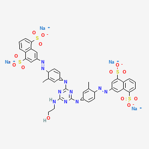 3,3'-6-(2-Hydroxyethyl)amino-1,3,5-triazine-2,4-diylbisimino(2-methyl-4,1-phenylene)azobisnaphthalene-1,5-disulp honate (sodium salt)