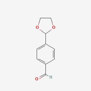 molecular formula C10H10O3 B1339594 4-(1,3-二氧戊环-2-基)苯甲醛 CAS No. 40681-88-7