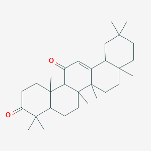 (4aR,6aR,6bS,8aR,12aR,14aR,14bS)-4,4,6a,6b,8a,11,11,14b-octamethyl-1,2,4a,5,6,7,8,9,10,12,12a,14a-dodecahydropicene-3,14-dione