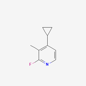 4-Cyclopropyl-2-fluoro-3-methylpyridine