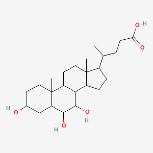 3,6,7-Trihydroxycholan-24-oic acid