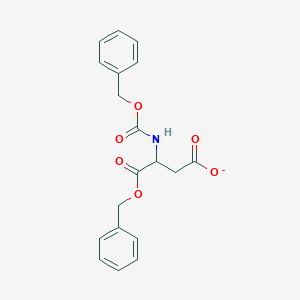 molecular formula C19H18NO6- B13395968 Z-D-Asp-OBzl 