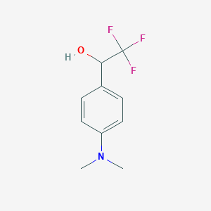 molecular formula C10H12F3NO B1339597 1-(4-(二甲基氨基)苯基)-2,2,2-三氟乙醇 CAS No. 75822-13-8