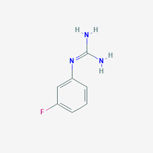 molecular formula C7H8FN3 B1339616 1-(3-氟苯基)胍 CAS No. 65783-19-9