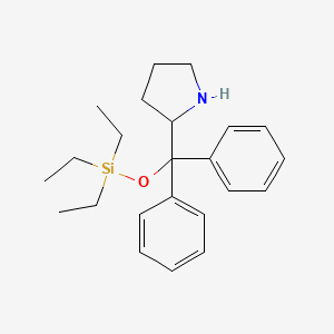 (2S)-2-[Diphenyl[(triethylsilyl)oxy]methyl]pyrrolidine