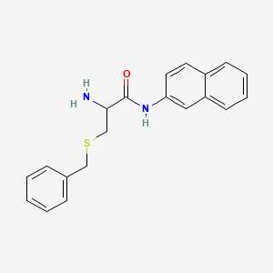 2-amino-3-benzylsulfanyl-N-naphthalen-2-ylpropanamide