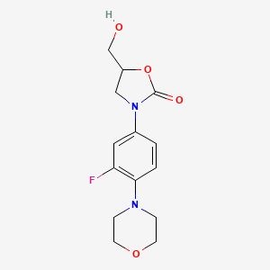 (5R)-3-(3-fluoro-4-morpholino-phenyl)-5-(hydroxymethyl)oxazolidin-2-one