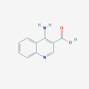 molecular formula C10H8N2O2 B1339621 4-氨基喹啉-3-羧酸 CAS No. 68313-46-2