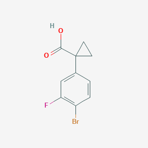 B1339623 1-(4-Bromo-3-fluorophenyl)cyclopropane-1-carboxylic acid CAS No. 749269-74-7