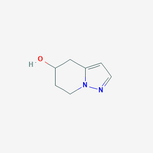 molecular formula C7H10N2O B1339629 4,5,6,7-Tetrahydropyrazolo[1,5-a]pyridin-5-ol CAS No. 866216-18-4