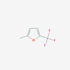 molecular formula C6H5F3O B133963 2-Methyl-5-(trifluoromethyl)furan CAS No. 17515-75-2