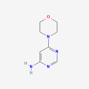 molecular formula C8H12N4O B1339644 4-氨基-6-吗啉嘧啶 CAS No. 96225-80-8