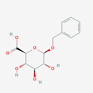 molecular formula C13H16O7 B133966 Benzyl Alcohol Glucuronide CAS No. 5285-02-9
