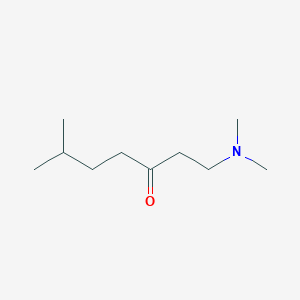 molecular formula C10H21NO B1339694 1-(二甲氨基)-6-甲基庚烷-3-酮 CAS No. 107245-26-1