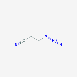 molecular formula C3H4N4 B1339700 3-叠氮丙腈 CAS No. 23648-56-8