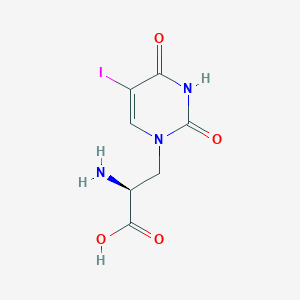 molecular formula C7H8IN3O4 B133974 Iodo-willardiine CAS No. 140187-25-3