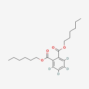 molecular formula C20H30O4 B1339740 Dihexyl phthalate-3,4,5,6-d4 CAS No. 1015854-55-3