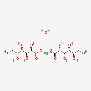 molecular formula C12H24MgO15 B1339742 D-Gluconic acid magnesium (II) hydrate 