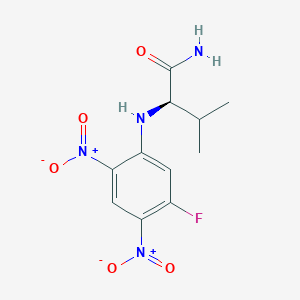 molecular formula C11H13FN4O5 B1339745 Fdnp-D-Val-NH2 CAS No. 210529-62-7