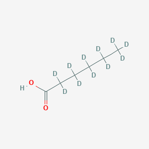 molecular formula C6H12O2 B1339747 Hexanoic-d11 acid CAS No. 95348-44-0