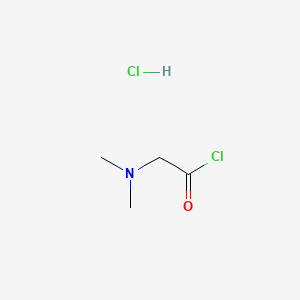 molecular formula C4H9Cl2NO B1339759 2-(Dimethylamino)acetyl chloride hydrochloride CAS No. 60853-81-8