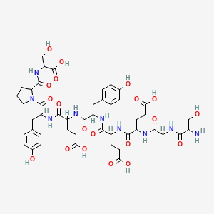 H-DL-Ser-DL-Ala-DL-Glu-DL-Glu-DL-Tyr-DL-Glu-DL-Tyr-DL-Pro-DL-Ser-OH