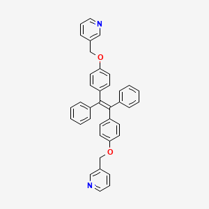 (E)-1,2-diphenyl-1,2-bis(4-(pyridin-3-ylmethoxy)phenyl)ethene