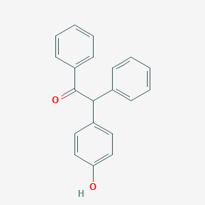 molecular formula C20H16O2 B133977 2-(p-Hydroxyphenyl)-2-phenyl-acetophenone CAS No. 5543-98-6