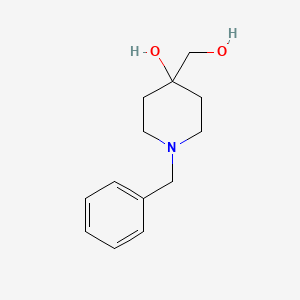 molecular formula C13H19NO2 B1339770 1-苄基-4-(羟甲基)哌啶-4-醇 CAS No. 92197-36-9