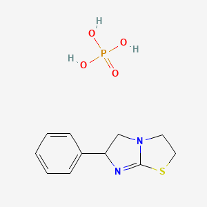 Phosphoric acid--6-phenyl-2,3,5,6-tetrahydroimidazo[2,1-b][1,3]thiazole (1/1)