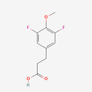 molecular formula C10H10F2O3 B1339781 3-(3,5-Difluoro-4-methoxyphenyl)propionic acid CAS No. 105219-44-1