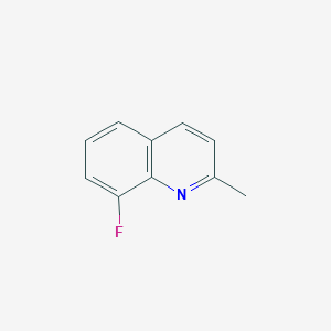 molecular formula C10H8FN B1339794 8-Fluoro-2-methylquinoline CAS No. 46001-36-9