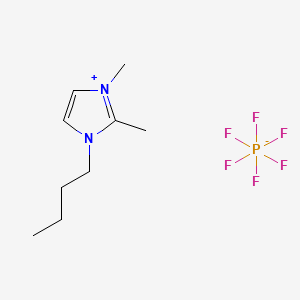 molecular formula C9H17F6N2P B1339801 1-Butyl-2,3-dimethylimidazolium hexafluorophosphate CAS No. 227617-70-1