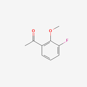 molecular formula C9H9FO2 B1339803 1-(3-Fluoro-2-methoxyphenyl)ethanone CAS No. 295779-86-1