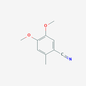 molecular formula C10H11NO2 B1339804 Benzonitrile, 4,5-dimethoxy-2-methyl- CAS No. 58814-69-0