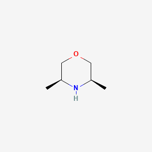 molecular formula C6H13NO B1339807 (3R,5S)-3,5-Dimethylmorpholine CAS No. 45597-00-0