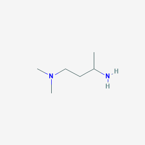 molecular formula C6H16N2 B1339808 (3-Aminobutyl)dimethylamine CAS No. 18246-86-1